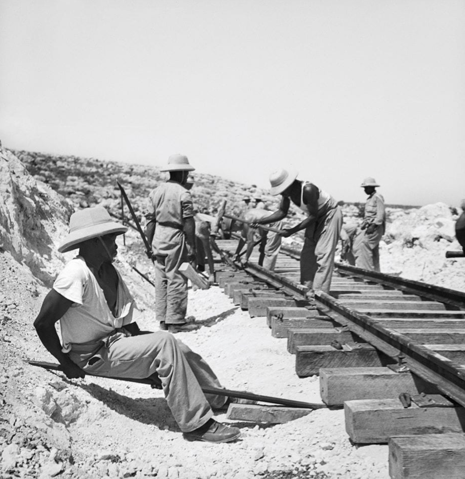 1941-Sappers-on-railway-Syria